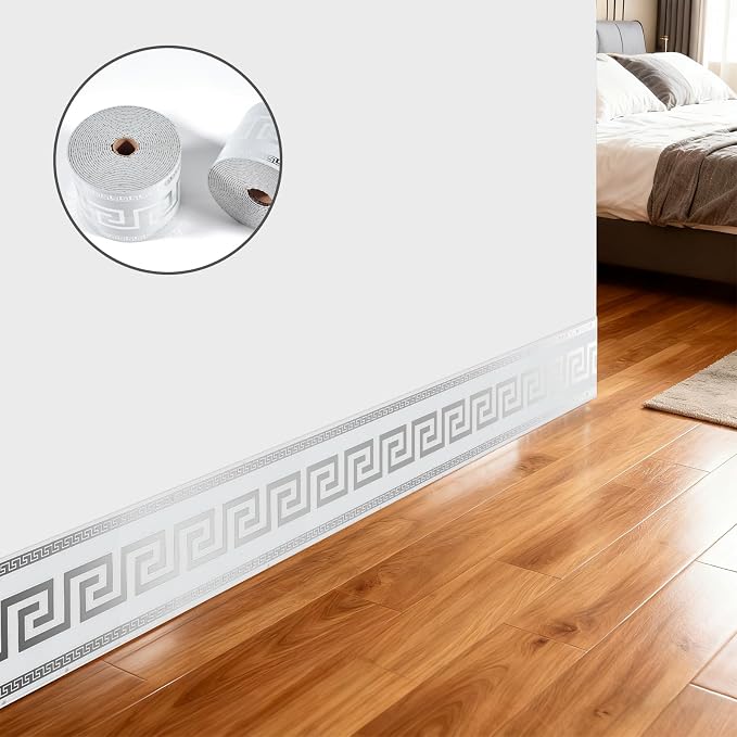 Peel and Stick Wallpaper Borders, Waterproof Self-Adhesive PVC Foam Wall Base - Image 4