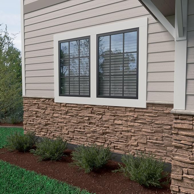 EverStone Canyon Ridge Faux Stone Panel, 45 3/4"W x 24 1/2"H x 1 1/4"D - Image 10