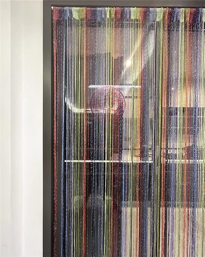 ave split Decorative Door String Curtain Wall Panel Fringe Window Room Divider - Image 5