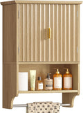 TEENFON Fluted Bathroom Wall Cabinet by TEENFON