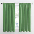 NICETOWN Kitchen Curtains, Short Blackout Curtains & Drapes, Froest Green by NICETOWN
