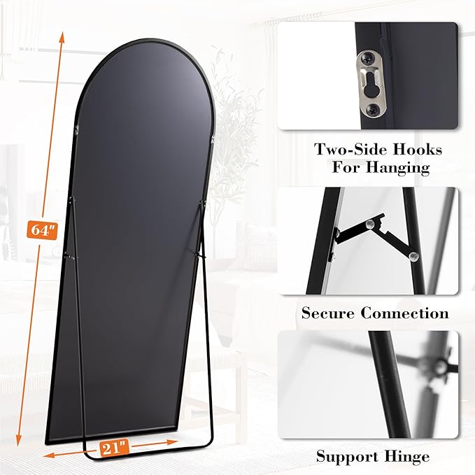 DUMOS Arched Full Length Mirror - Image 2