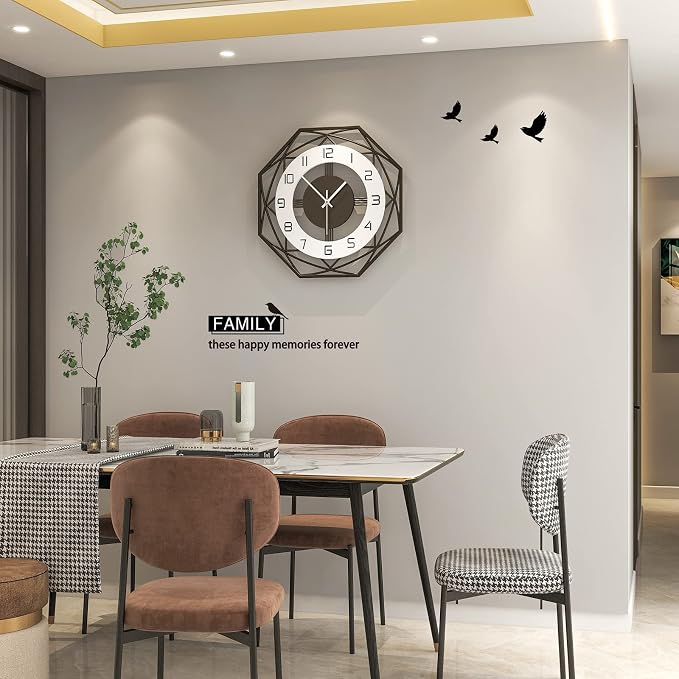 Large Wall Clocks for Living Room Decor Modern Wall Clock Battery Operated - Image 3