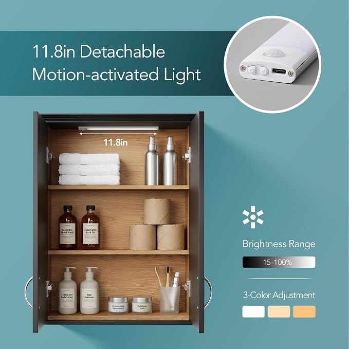 VANIRROR 23x30 Wall Mounted Bathroom Cabinet - Image 4