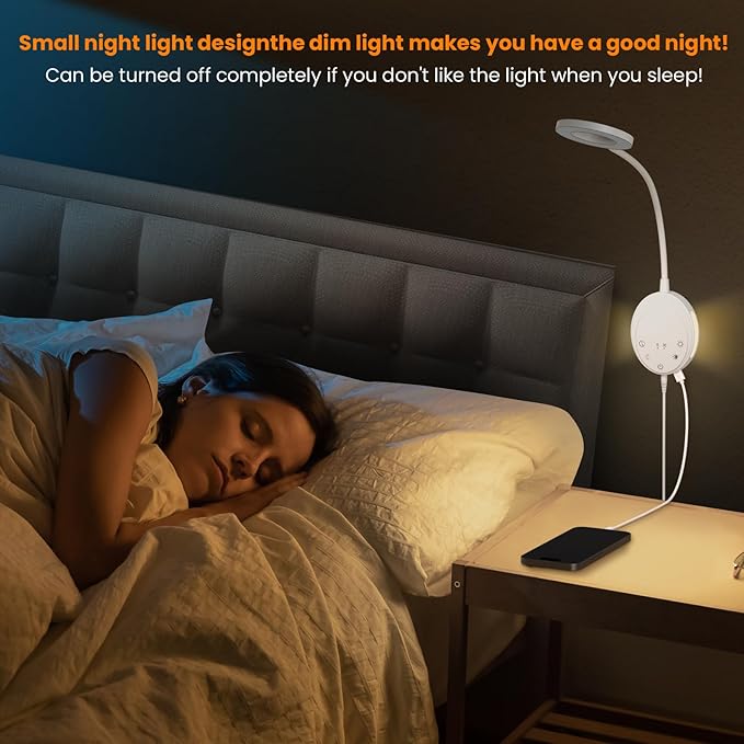 Wall Mounted Reading Light, Headboard Reading Lamp - Image 5