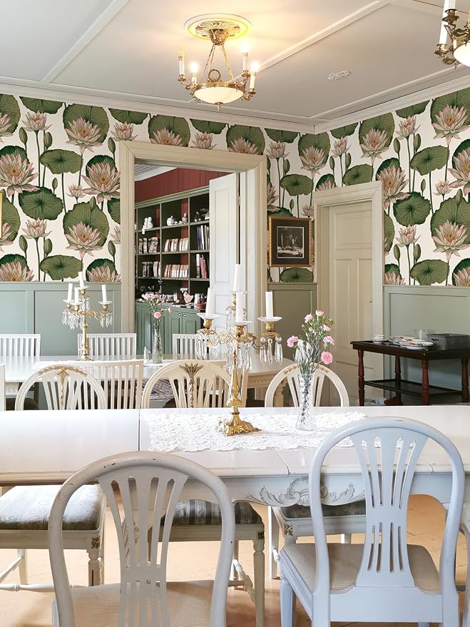 Orainege Floral Wallpaper Peel and Stick Floral Contact Paper Boho - Image 8