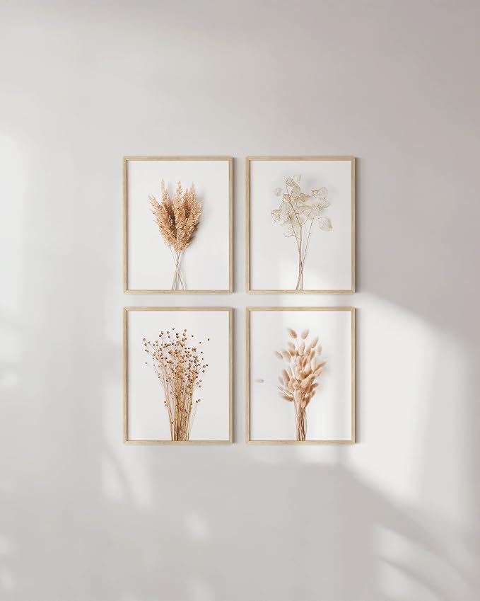 HAUS AND HUES Brown Plant Set of 4-11x14 - Image 5