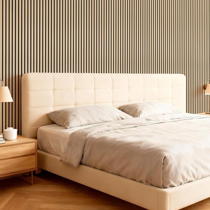 TONOR Wood Wall Panels for Interior Wall Decor, 4 Pack 47.2" x 23.6" Wood Slat - Image 9