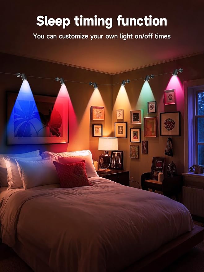 Tyute LED Spot Lights Indoor, RGB Color Changing Uplighting - Image 6