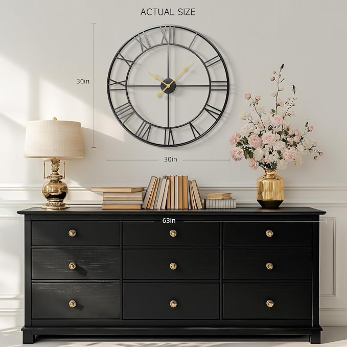 Cuspin Large Wall Clock 30 Inch Clocks - Image 3