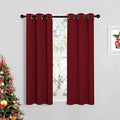 NICETOWN Christmas Burgundy Window Curtains Blackout Drapes, Thermal Insulated by NICETOWN