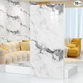 10pcs Thick Marble Peel and Stick Waterproof Wall Panels, Heat-Resistant by Chejiaye