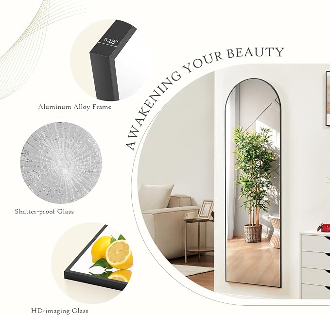 Mirror Full Length, Upgraded Body Wall Mirrors - Image 3