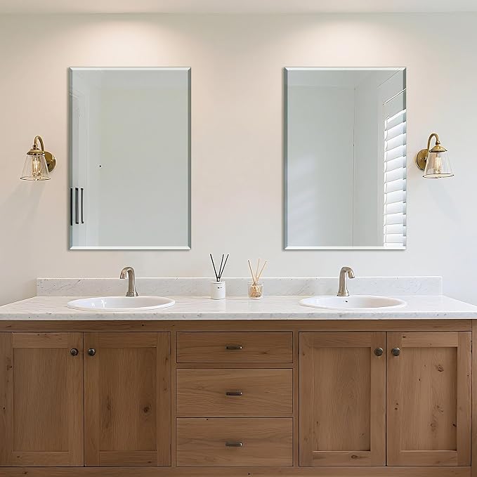 Ruomeng 2-Pack Bathroom Vanity Mirrors - Image 7