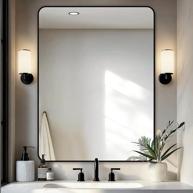 Delma Bathroom Vanity Mirror, High-Definition Bathroom Mirror, Versatile by Delma