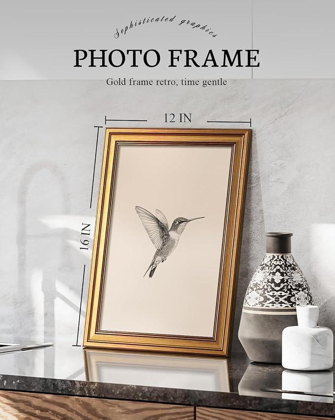 VIYYIEA Vintage Gold Framed Wall Art - Image 2