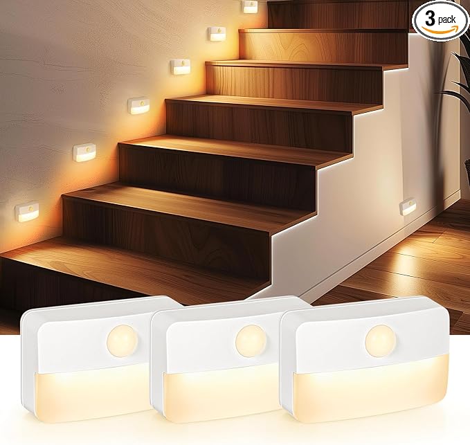 Guankai 3 Pack Motion Sensor Stair Light by Guankai
