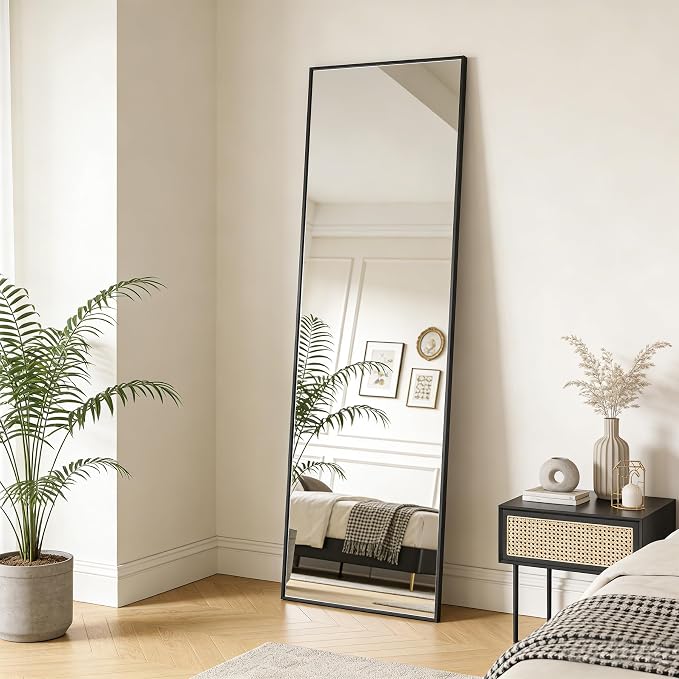 Ruomeng 51x16 Inch Full Length Door Hanging Mirror, Rectangle Full Body Mirror - Image 6