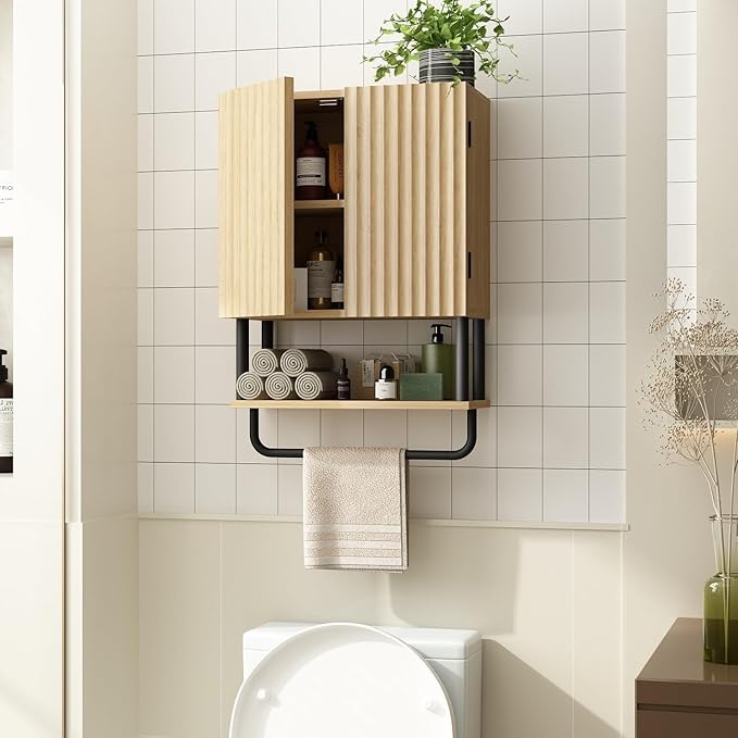 RUSTOWN Farmhouse Bathroom Wall Cabinet - Image 4