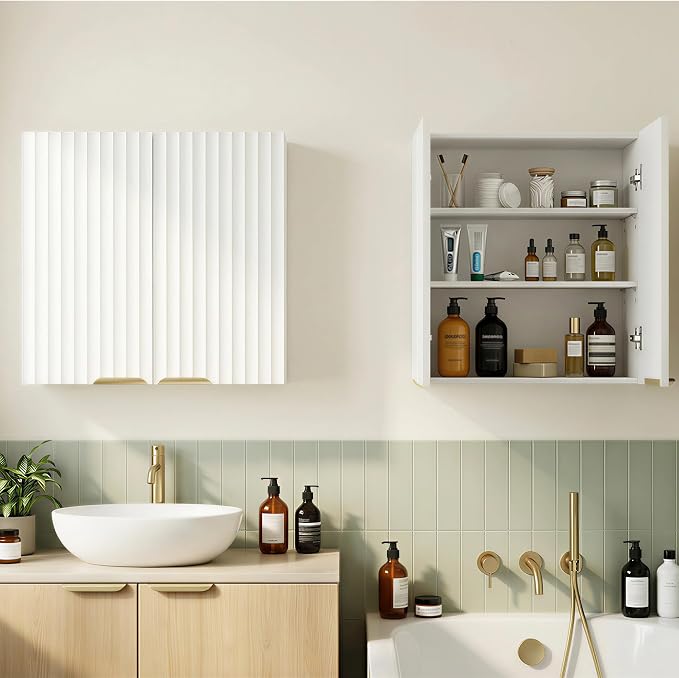 ChooChoo Bathroom Wall Cabinet, Kitchen Storage Cupboard Cabinet - Image 7