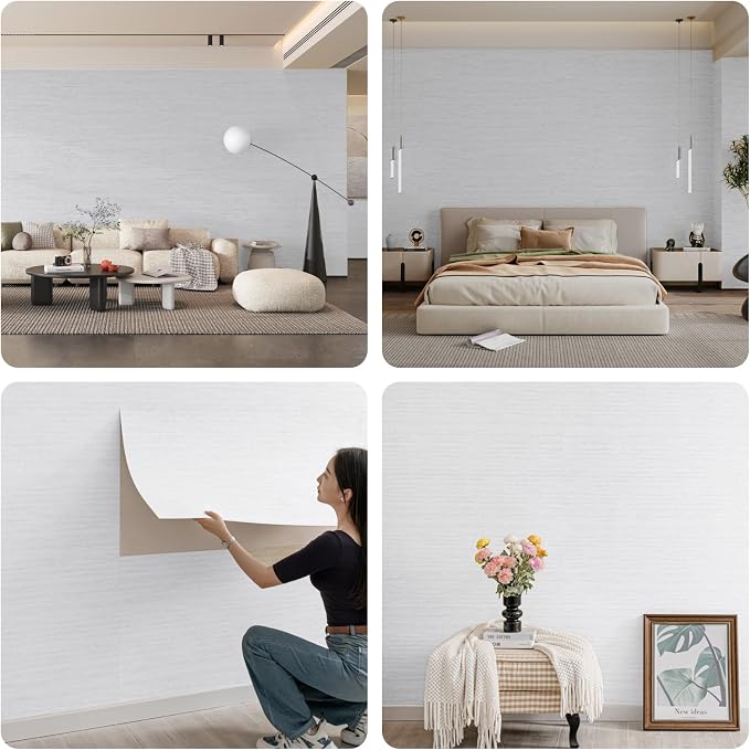 3D Wall Panels Peel and Stick – 23.82"x110" PVC Faux Travertine Texture - Image 4