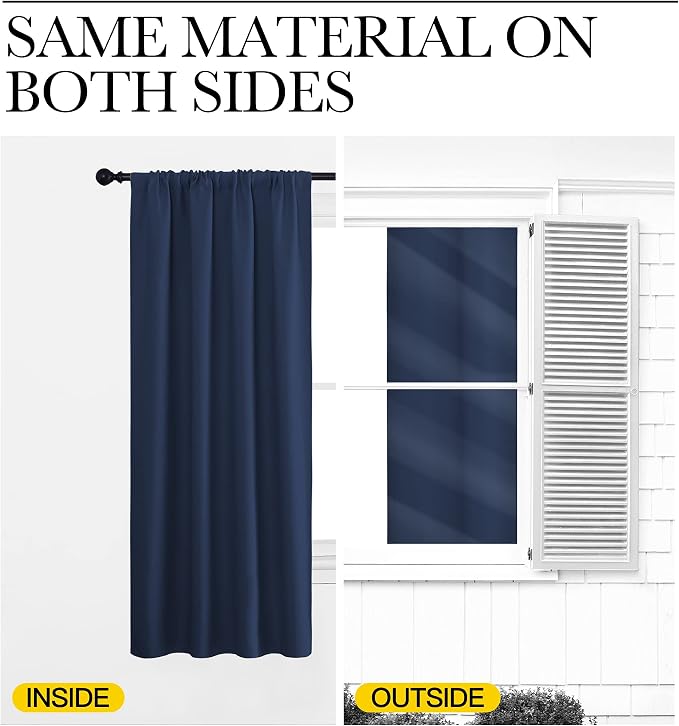 NICETOWN Window Curtains Blackout Draperies - Image 6