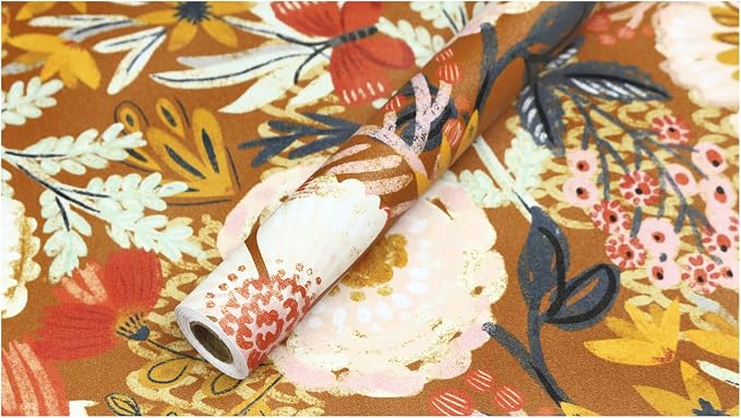 HAOKHOME Boho Peel and Stick Wallpaper Floral Wall Paper Removable - Image 8