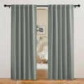 RYB HOME Sage Green Curtains for Bedroom, Vertical Privacy UV Protection Drapery by RYBHOME