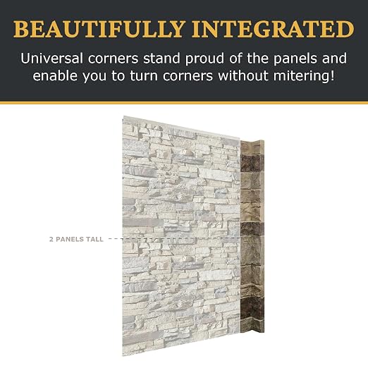 AZ Faux High-Density Polyurethane Faux Stone Flush Inside Corner - Image 7