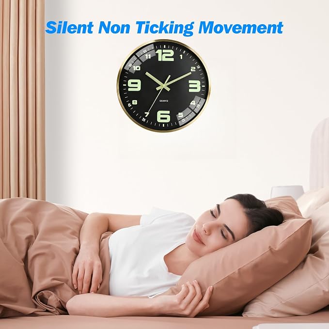 12-inch modern silent wall clock - Image 8