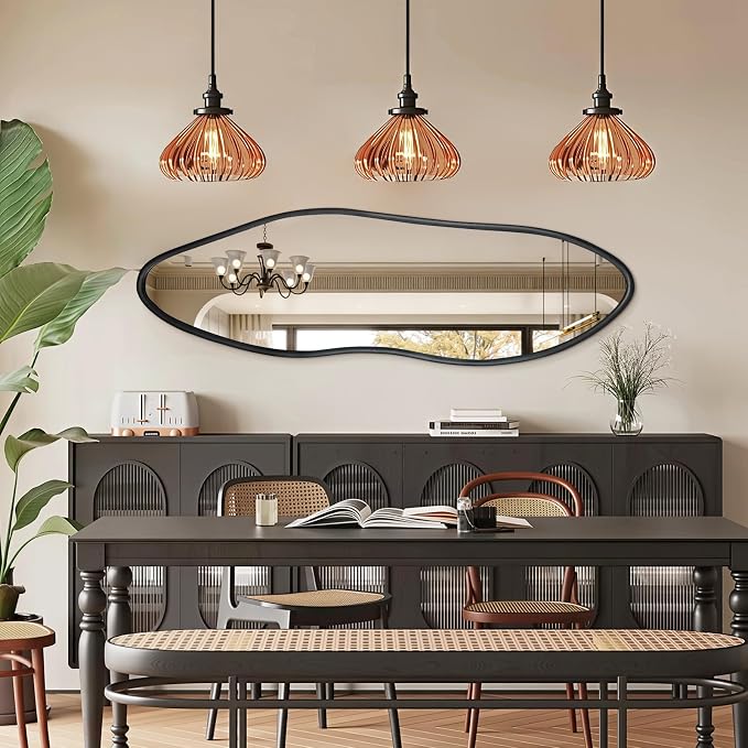 Irregular Full Length Mirror, Large Asymmetrical Wall Mirrors - Image 2