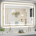 60x40 Inch LED Bathroom Mirror by Briivuemodernmirrors