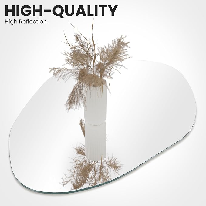 TRAHOME Irregular Asymmetrical Wall Mirror - Image 3