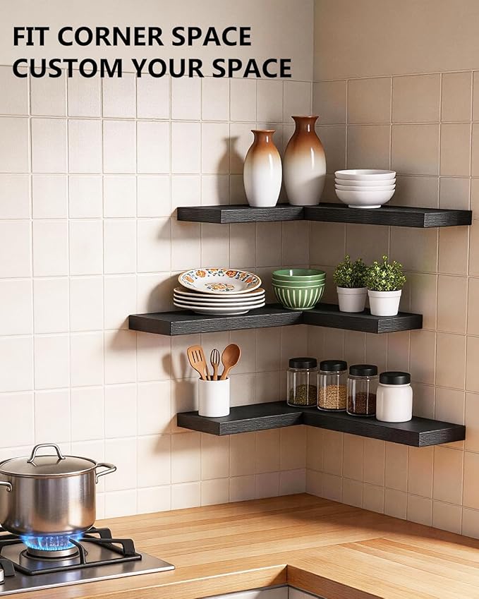 WALI Floating Shelves for Wall, 2 Tier Bathroom Storage Shelf Over Toilet - Image 7
