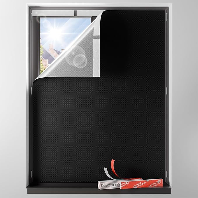 Sumobaby Blackout Curtains for Bedroom Portable 51"x60", No Drill Blackout by Sumobaby