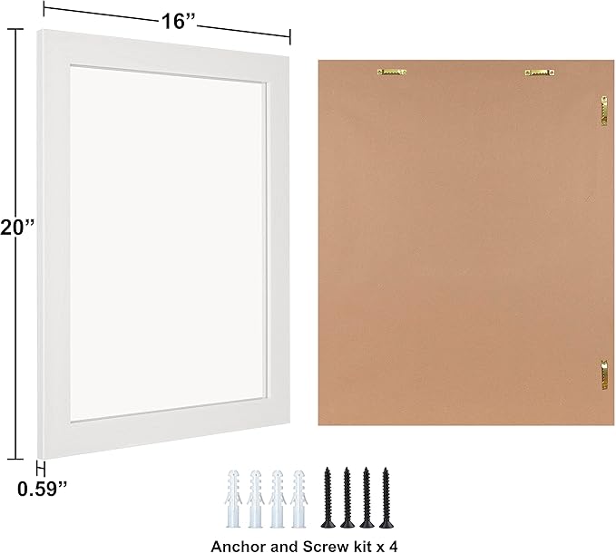 Ruomeng Rectangular Wall Mirror 16" x 20" - Image 6