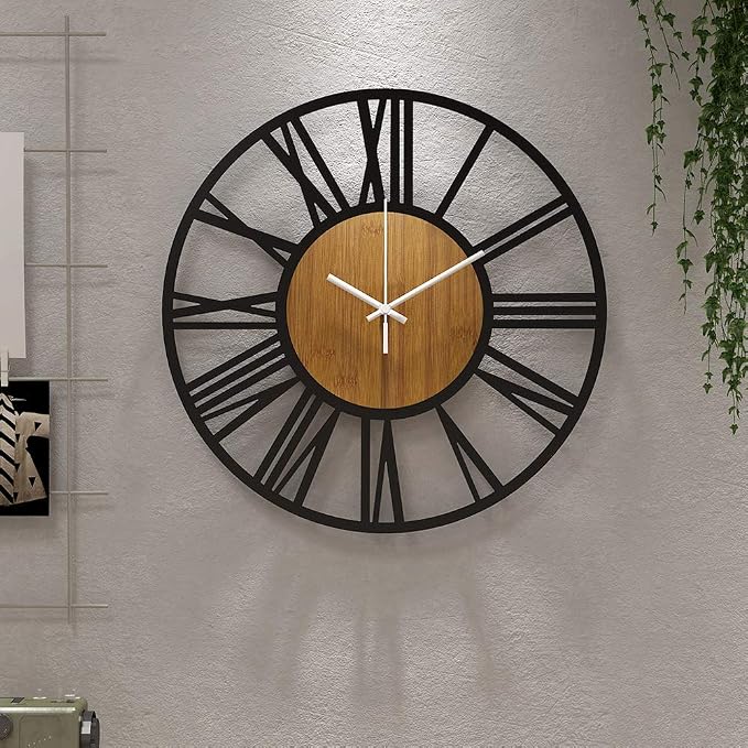 1st owned Wall Clocks for Living Room Decor, Round Silent Non Ticking, Modern - Image 6
