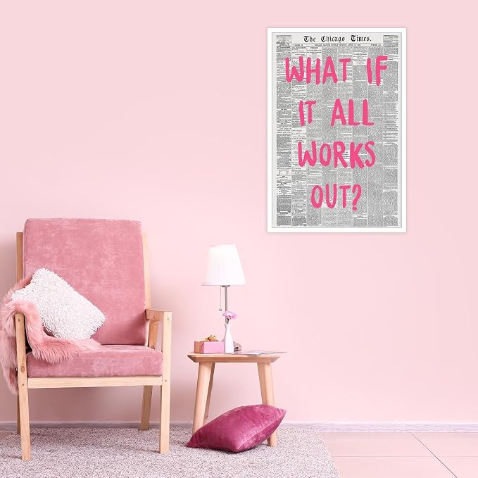 Liyark Retro Trendy Newspaper Canvas Wall Art - Image 6