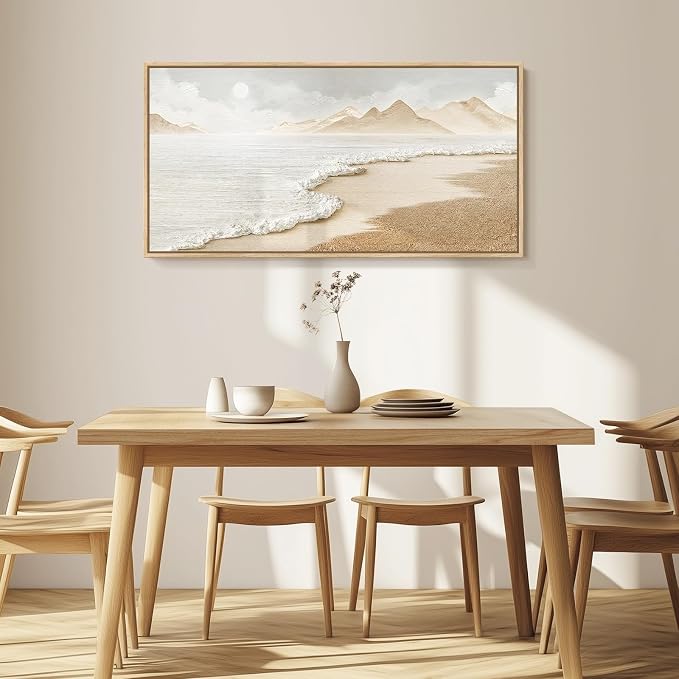 Framed Boho Beach Coastal Wall Art - Image 9