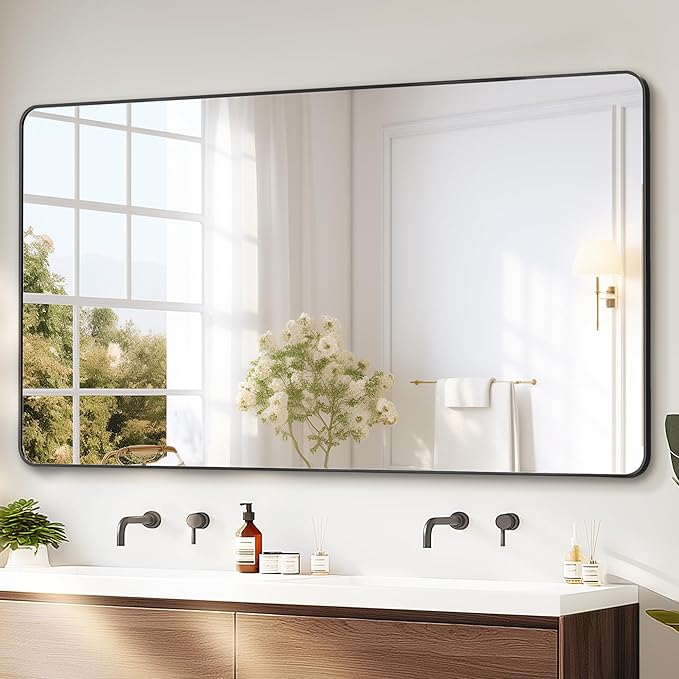 Delma Bathroom Vanity Mirror, High-Definition Bathroom Mirror, Versatile by Delma