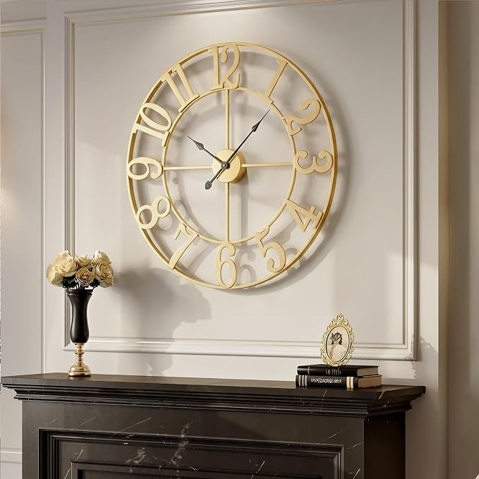 Cuspin Extra Large Wall Clock for Living Room Decor, 36 Inch Wall Clock - Image 7