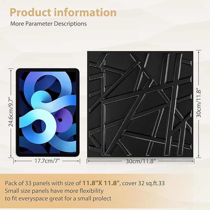 Heikki 30 Pack 3D Wall Panel for Interior Wall Décor, PVC Flower Textured Wall - Image 4