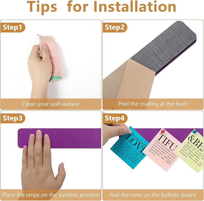 Felt Pin Board Bar Strips Bulletin Board - Image 7