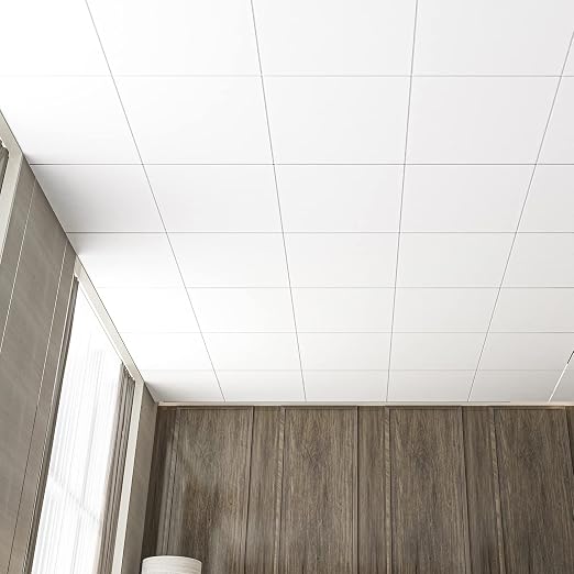 Art3d 12-Pack Smooth Drop Ceiling Tile 2ft x 2ft - Image 8