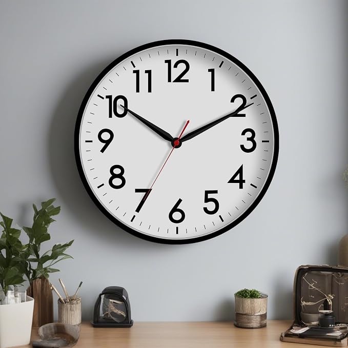 AKCISOT 16 Inch Wall Clock Large Silent Non-Ticking Wall Clocks Battery Operated - Image 6