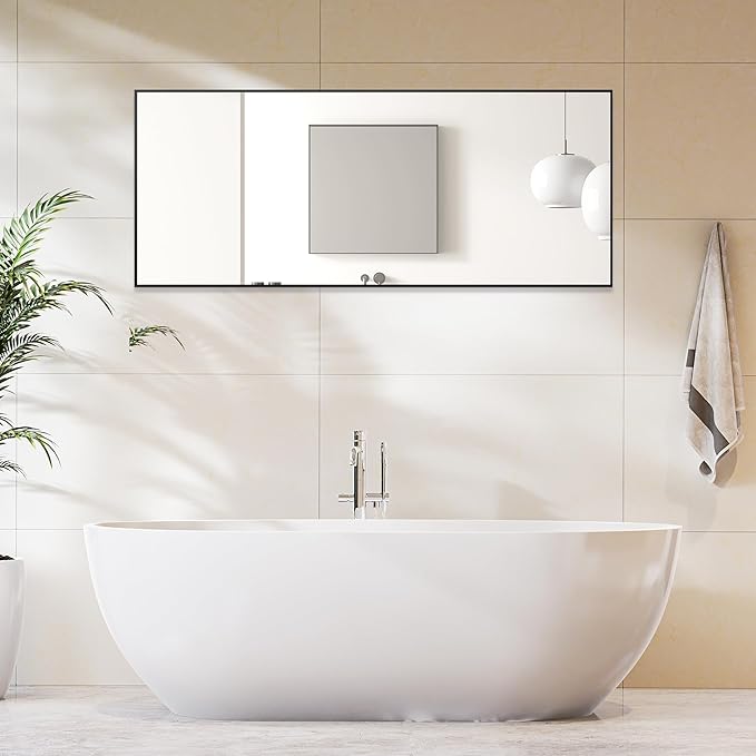Sweetcrispy 64"x21" Full Length Mirror, Leaning or Standing Full Body Mirror - Image 9