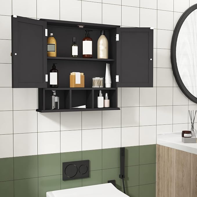 ChooChoo Bathroom Cabinet Wall Mounted 2-Door - Image 2