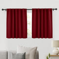 RYB HOME Living Room Curtains 36 inch Length, Darkening Energy Efficient Window by RYBHOME