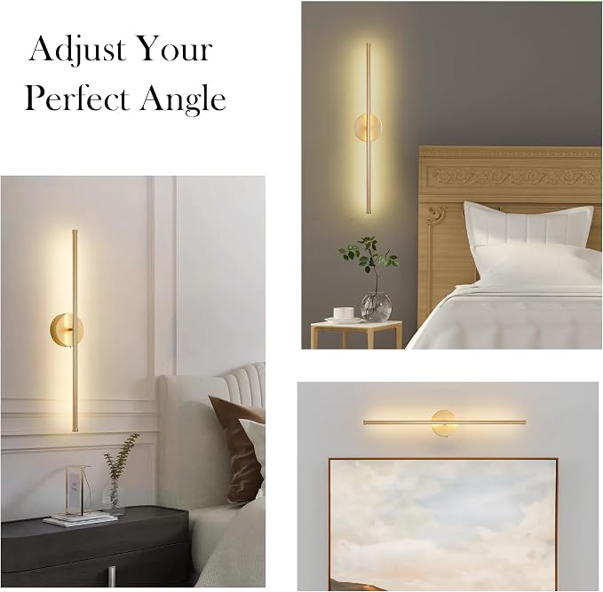KARTOOSH Battery Operated Wall Sconces Set of Two, - Image 8