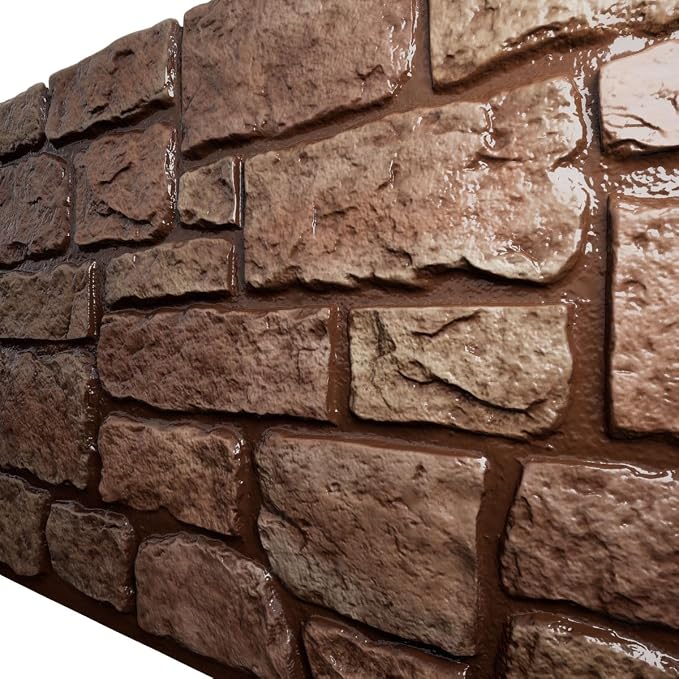 EverStone Cobblestone Faux Stone Panel, Texas Color - Image 7